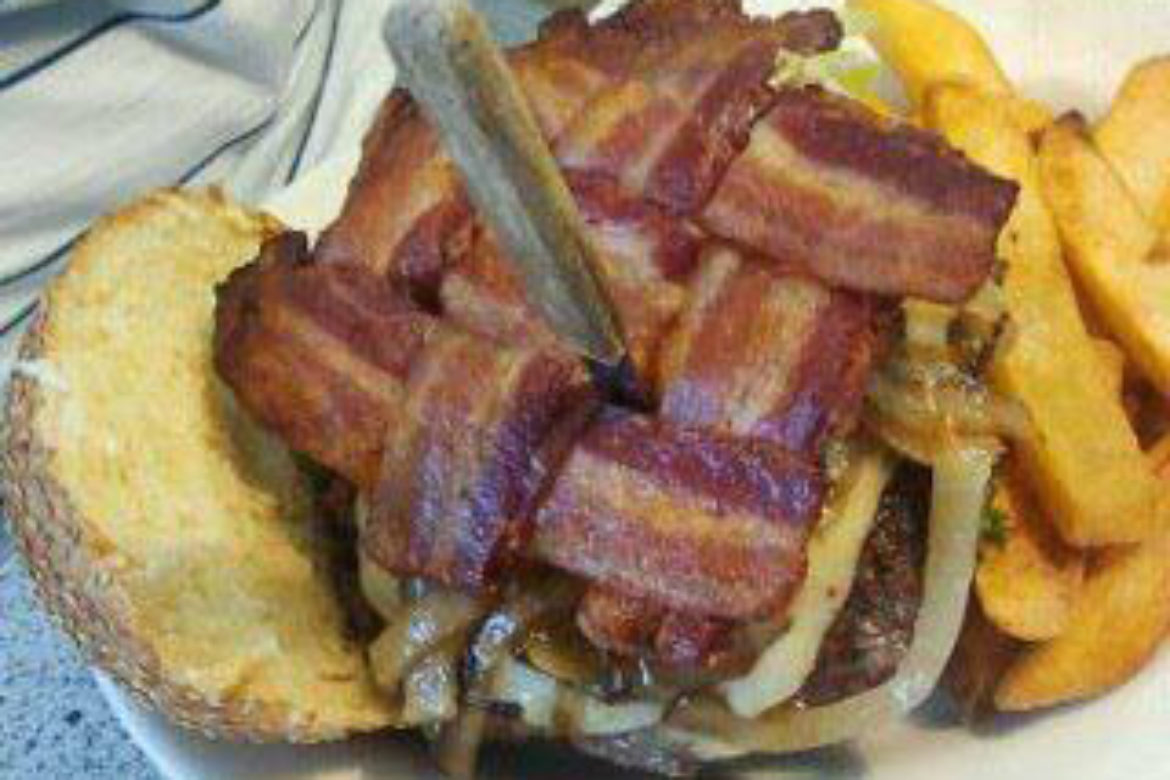 Bacon Weave Burger