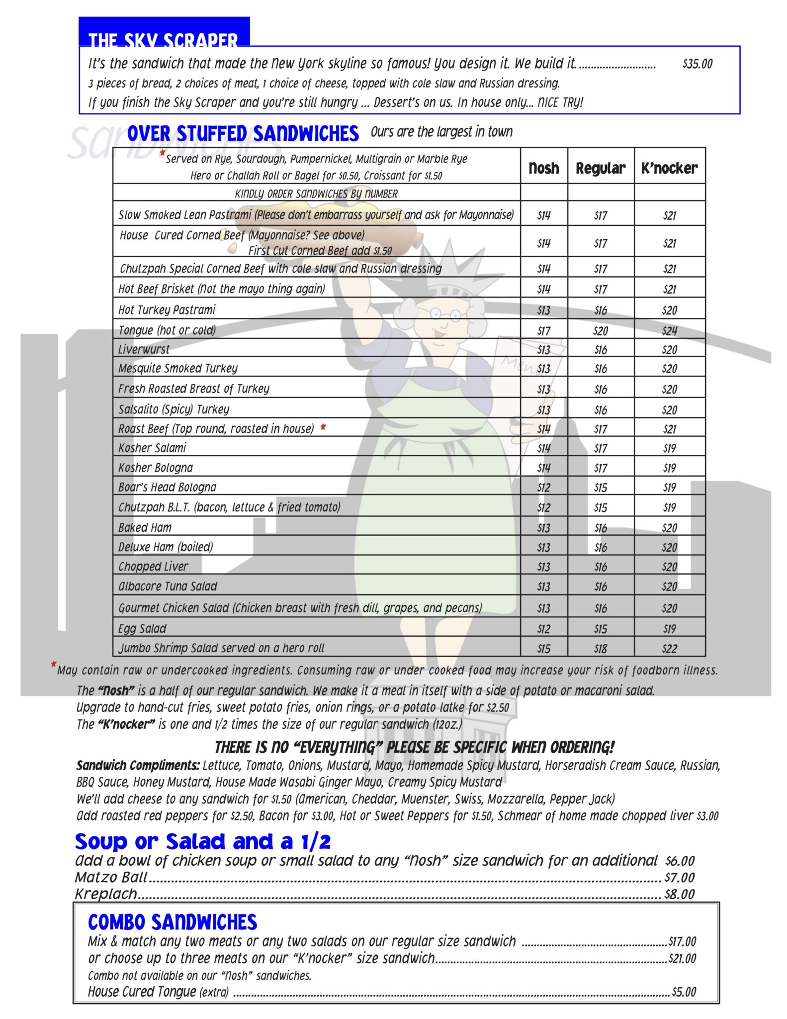 Fairfax Corned Beef Reuben, BBQ, Pastrami, Matzo Soup Chutzpah Deli